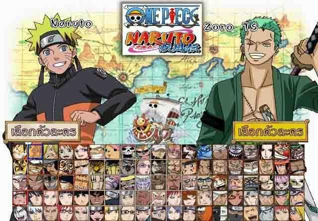 Link Tải Download Game Anime One Piece x Naruto Mugen v2